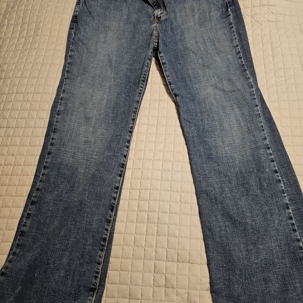 Levi's Blue Flare Wide Leg Jeans